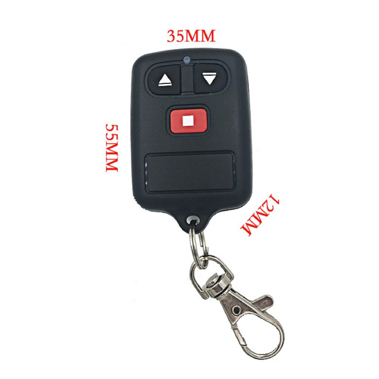 3-Pack M12 Gate Opener Remotes - 3-Year Warranty, 433MHz Rolling Code, 12V Battery, Easy Pairing For M12 Openers