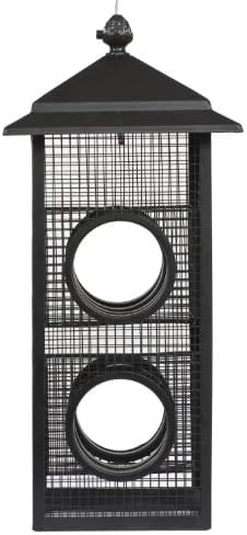 Fly-Thru Wild Bird Feeder - 2 lb Capacity for Black-Oil Sunflower Seeds - Wild Bird Feeder for Outdoors - Outdoor Decor - B00303
