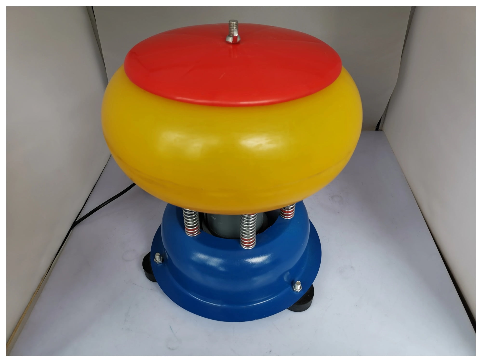 Jade, Agate Polishing Machine, 10 Inch PU Bucket Electric Grinder, Vibrat Grinding Machine ,Powerhouse Performance