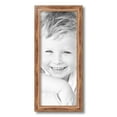 thumbnail image 2 of ArtToFrames 8x20" Honey Picture Frame, Brown Wood Poster Frame, with Regular Glass and Foam Backing 3/16 inch (FBPL-4085), 2 of 8