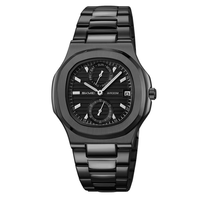 COM1950s Montre de Sport Numérique pour Homme Étanche 50 m, Montre d'Extérieur à Affichage LED avec Chronomètre, Alarme, Résistante aux Chocs pour la Randonnée, la Course et la Mise en Forme