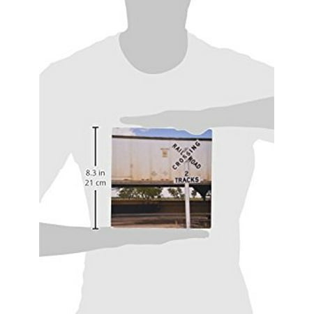 3dRose Union Pacific Railroad Train Track, Nebraska - US28 DFR0010 - David R. Frazier, Mouse Pad, 8 by 8 inches