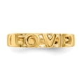 thumbnail image 5 of Finest Gold 14K Yellow Gold Love Ring - Size 7, 5 of 5