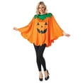 thumbnail image 1 of Adult Pumpkin Poncho Costume, 1 of 1