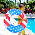 thumbnail image 4 of MasteelfCA 1pc Independence Day Swimming Ring Pool PVC Inflatable Swim Ring, 4 of 8