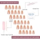 thumbnail image 4 of Press-On Nails Glamnetic Maple Glaze Short Almond Nude, 4 of 6