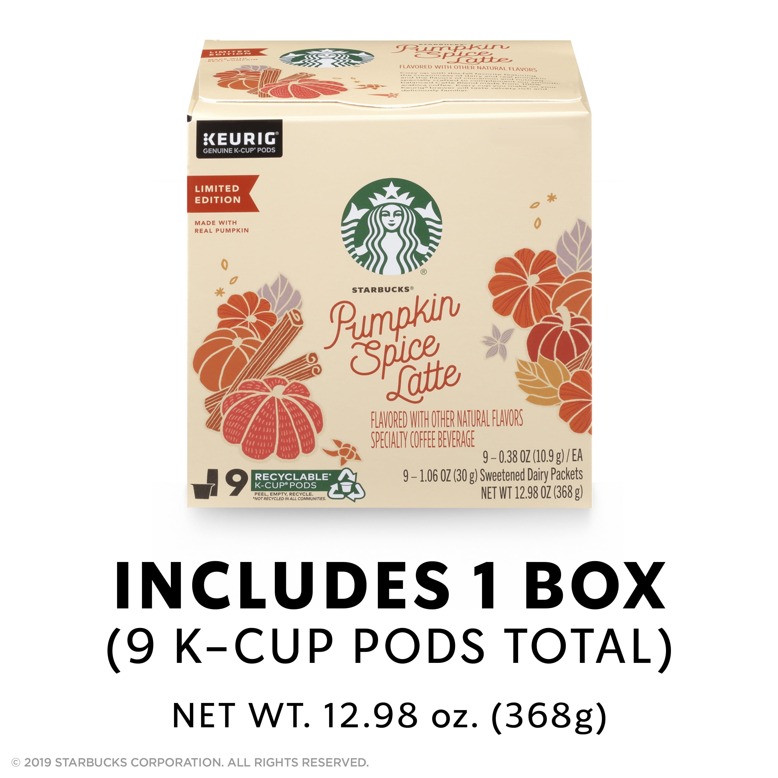 Starbucks pumpkin spice top latte k cups