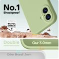 thumbnail image 3 of Funda de Silicona Premium, compatible con MagSafe, a Prueba de Golpes, para iPhone 17 6.3", Matcha, 3 of 7