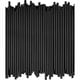 thumbnail image 1 of Nvzi Comfortable Packaging [1000 pieces] 8.3 inch coffee and cocktail mixer/straw disposable plastic sipping stirrer - black, 1 of 5