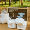 thumbnail image 6 of Geffen Baby On The Go Bamboo Disposable Diapers Newborn / Size 1 - Master Box 144 Count, 6 of 11