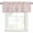 Pink, variant on Turquoise Farmhouse Kitchen Valances for Windows, Vintage Flower Leaf Botanical Plant Bathroom Window Valances 42x18 Inch Rod Pocket Window Treatments Valance Curtains for Living Room Bedroom Decor