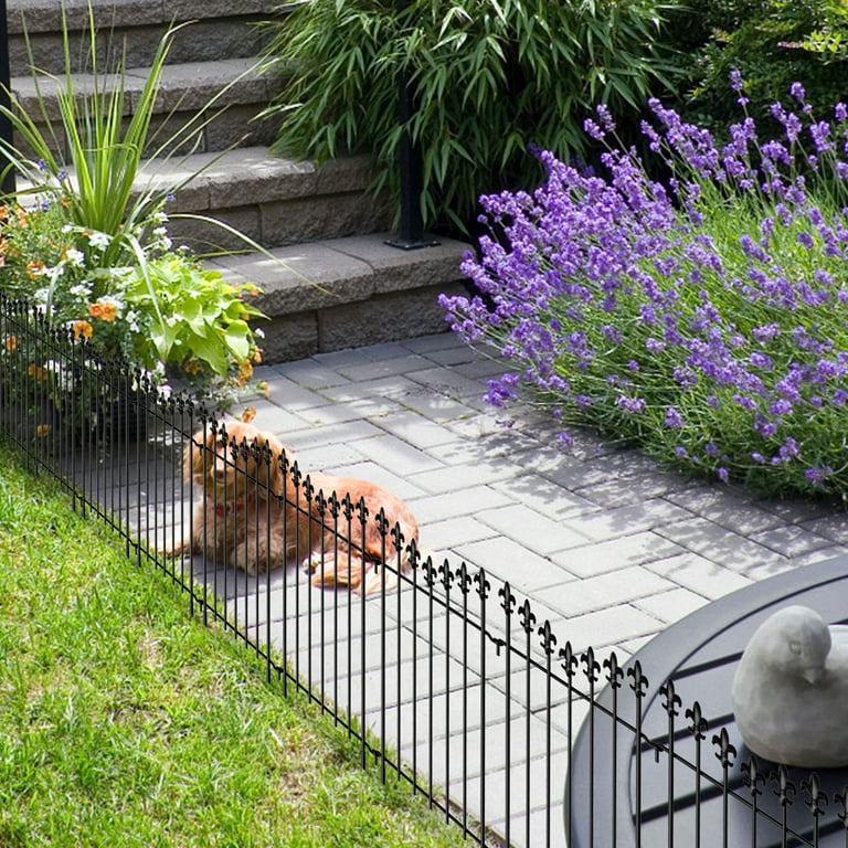 Iron garden fence discount