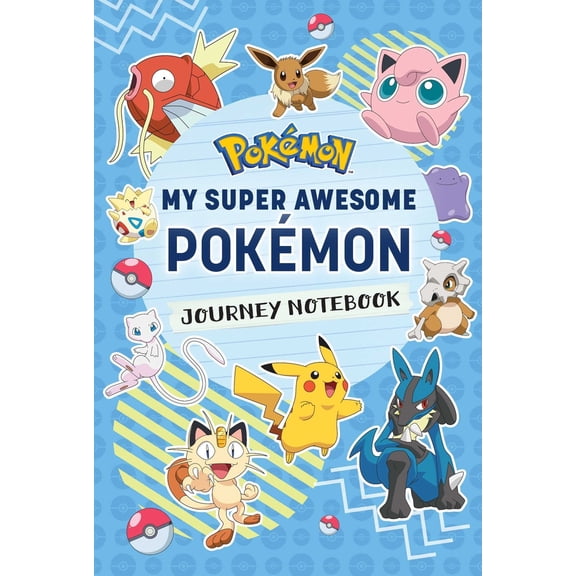 Pre-Owned Pokmon: My Super Awesome Pokmon Journey Notebook (Hardcover) 164722828X 9781647228286