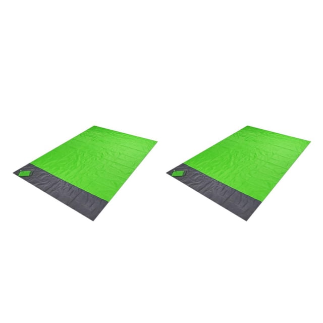 Greeniant Colchoneta de playa plegable a prueba de arena para viajes al aire libre, Picnic, manta grande, almohadilla de dormir colgante reutilizable, Type2 NO2 Greeniant CBP255255