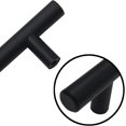 thumbnail image 3 of ZHAOCHENG 8PCST-Bar Tiradores para puertas de cocina con tornillos (150 mm), manija para muebles de cocina de acero inoxidable, espacio entre orificios de 96 mm, para puertas de gabinetes, manijas de, 3 of 5