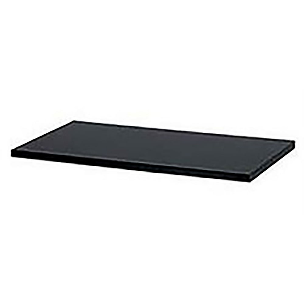 Laminated Black Melamine Shelf 36"L X 12"W