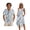 Blue Peony Flower, variant on Tie Dye Print Matchable Couple Hawaiian Luau Men Shirt or Women's Summer Beach Long Dress Sleeveless, 2026 Holiday Party Tank Dress Couple Travel Outfit for Hawaii Cruise, Size 5XL