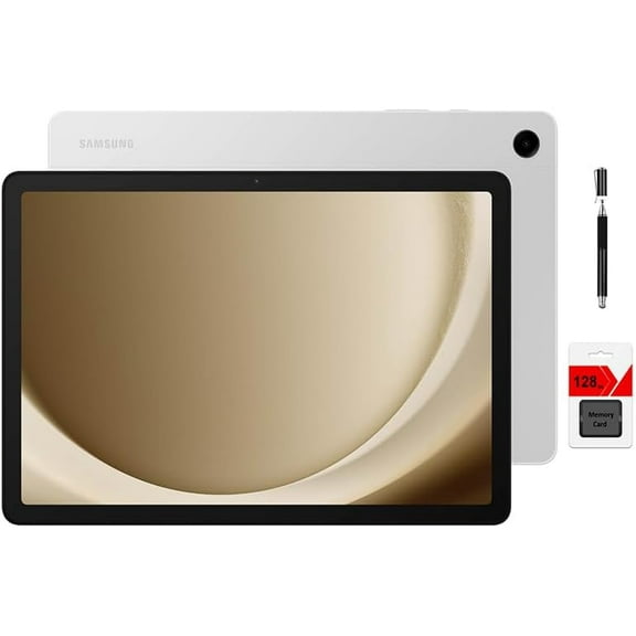 SAMSUNG Galaxy Tab A9  (64GB) 11'' Android Tablet, Big Screen, Quad Speakers,Upgraded Chipset, Multi Window Display, Slim, Light, Durable Design, Sliver with Tigology Accessories