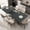 Black Lava, variant on Extendable Dining Table for 6-8 People, Space Saving for Restaurant, Conference, Dhaka Walnut