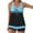 Blue, variant on Pitauce Plus Size Tankini Swimsuits for Women Tummy Control Modest Swimsuits Tankini Top with Swim Buttom Two Piece Beach Bathing Suits