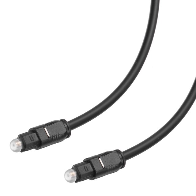 Unique Bargains Digital Optical Audio Cable, SPDIF Optical Cable for Audio System, Sound Bar, Gold-Plated Connectors, 6.6ft