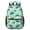 Alien UFO Pale, variant on Alien UFO Teal Pattern 17" School Backpacks for Teens,Waterproof Oxford Fabric,S-Shape Padded Straps for School,Travel,Hiking,Camping