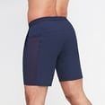 thumbnail image 5 of hopeusnice Men's Elastic Waist Drawstring Lounge Shorts Sweat Shorts Casual Beach Clearance Summer Solid Color Shorts Workout Gym Teen Boy Running Shorts Quick Dry Pants Pockets Navy XXL, 5 of 6