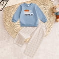 thumbnail image 2 of GCETTIC Toddler Baby Boy Outfit Shirt Long Sleeve Sweatshirt Pants Fall Clothes Size,5-6 Years, 2 of 7