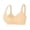 Beige BG1XL, variant on YLOMAY Brassiere for Women Ladies Underwear Front Snaps Adjustable Straps No Underwire Bras Solid Color Fashion Brassiere Plus Size Casual Wear Beige 1XL