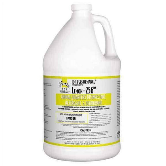 Professional Groomer & Stylists 256 Disinfectant & Deodorizer Concentrate Gallon (Lemon)