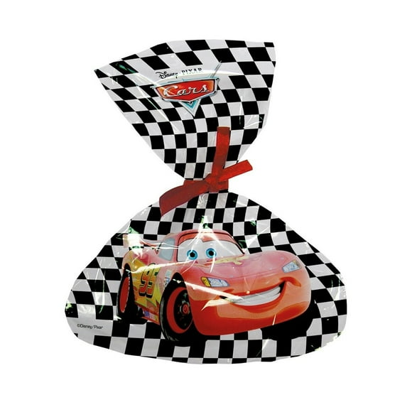 Cars Sacs de Fête en Cellophane (Lot de 6)