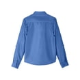 thumbnail image 5 of Harriton M580LW Women's Key West Long Sleeve Performance Staff Shirt-POOL BLUE-2XL, 5 of 5