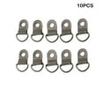thumbnail image 3 of Langgg 10PCS Ring Buckle Figure D Anchors Rings Wear Resistance Solid Color Portable Binding Buckles Bag Shoes Picture Frame Silver Black, 3 of 6