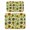 White-209, variant on 2 Pack Washable Rubber Sunflower Cute Floral Dish Drying Mats for Kitchen Counter Home Large Coffee Bar Pad Accessories and Decor for Utensils Stemware (2pcs 18''x24'' 19.5''x12'')