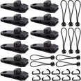 thumbnail image 1 of Clip para Lona para Tienda, 30 Piezas Abrazadera para Lona, Clips para Tienda de campaña, Clips para Lona de Alta Resistencia, Toldos con Clip para Lona, Clips para Tienda con Boca de Cocodrilo para, 1 of 5