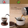 thumbnail image 4 of Sulypo Portable Coffee Maker 8 oz,Mini Electric Percolator Coffee Pot For Single Serve As Espresso Machine With 304 Stainless Steel Electric Kettle Ac Black, 4 of 6