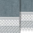 thumbnail image 2 of Linum Home Textiles Traditional/Contemporary 2 Pieces Cotton Bath Towel Set, Blue, 2 of 2
