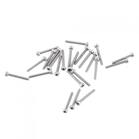 

Nuts Fastener Stainless Steel Hex Socket Screws Socket Head Screws Nuts Set 250Pcs M2 Hex Socket Screws Hardware Fitting For Furniture Repair Tool Accessory For Car Fix