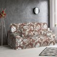 thumbnail image 5 of PiccoCasa Thick Stretch Sofa Cover 1 Seater Floral Print Couch Cover, Style 7, 5 of 8