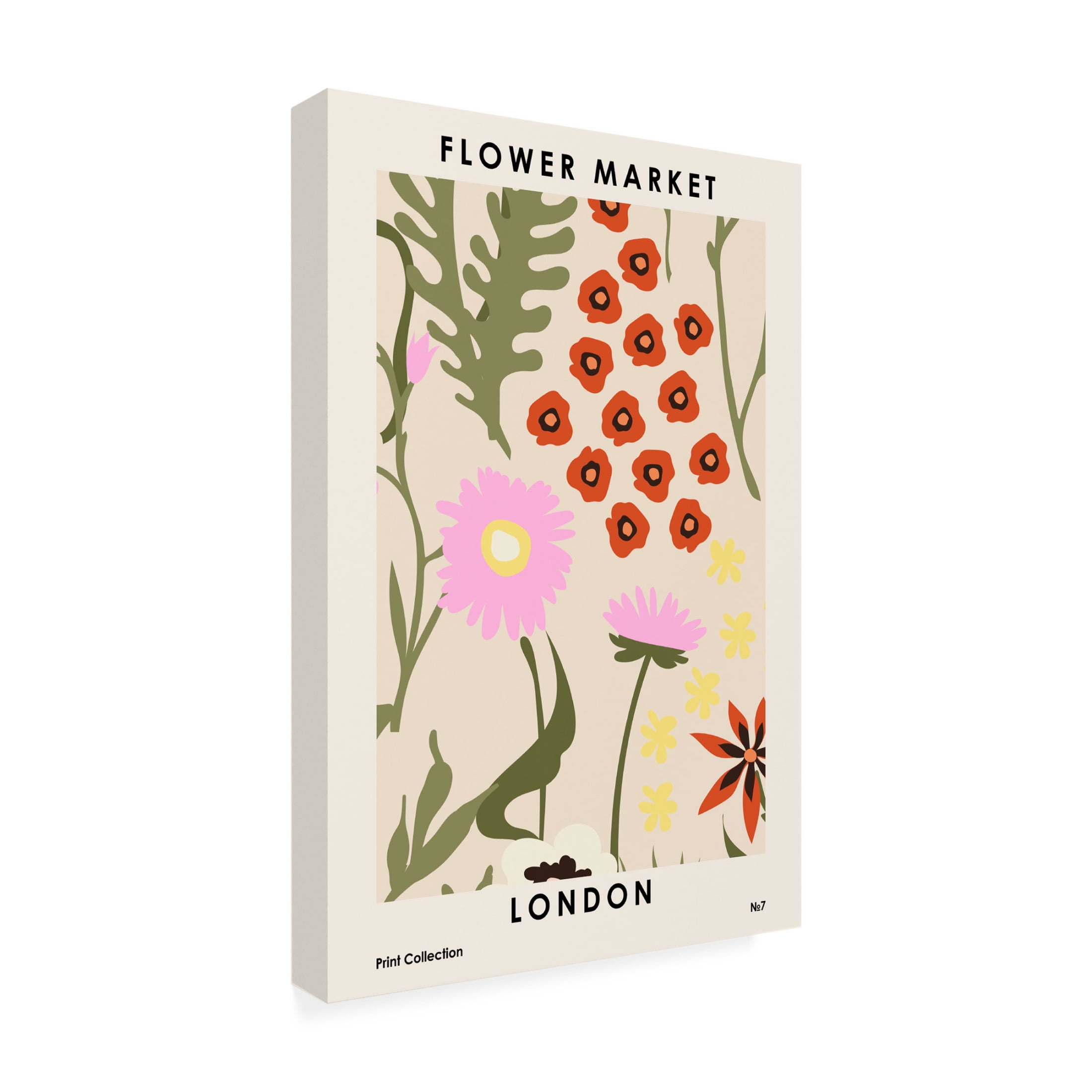 Trademark Fine Art NKTN Flower Market London Canvas Wall Art