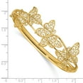 thumbnail image 3 of 14K Butterfly Bangle Bracelet, 3 of 3