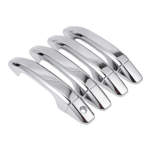 Cubierta de manija de puerta exterior Unique Bargains 4pcs Protector de manija de puerta del coche para Chevrolet Silverado 1500