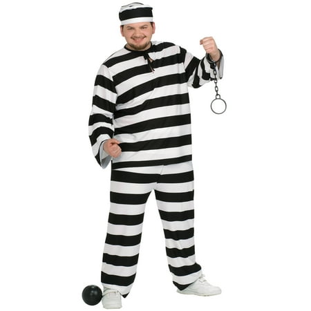 Guilty Convict Plus Size Costume
