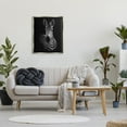 thumbnail image 4 of Stupell Industries Striking Greyscale Monochrome Zebra Photography Portrait Luster Gray Framed Floating Canvas Wall Art, 24x30, by Incado, 4 of 5