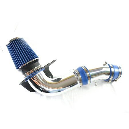 Ktaxon 5.0L V8 Cold Air Intake Blue High Flow Filter Kit for Ford 94-95 Mustang GT (Best Mustang Cold Air Intake)