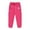 2-Hot Pink, variant on SUYIDA Kids Jogger Pants With Prints For Girls And Boys Comfortable Athletic Casual Wear