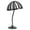 Black, variant on 1 Pc Plastic Hat Stand Rack, Dome Shape Tabletop Hat Display Holders, Freestanding Hat Stands, Rack Holder for Wigs and Baseball Caps, Hat Organizer for Home, Retail Shop, and Trade Show,White