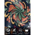 thumbnail image 7 of Vintage Flower Cloth Napkins Set of 8 Reusable Dinner Napkins, Boho Abstract Colorful Ethnic Floral Cocktail Napkin Washable Table Napkins for Wedding/Holiday Party/Baby Shower 20"x20", 7 of 7