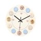 thumbnail image 4 of Reloj de pared silencioso, reloj decorativo acrílico moderno redondo para colgar en la pared de la sala de estar. 20 cm, 4 of 9