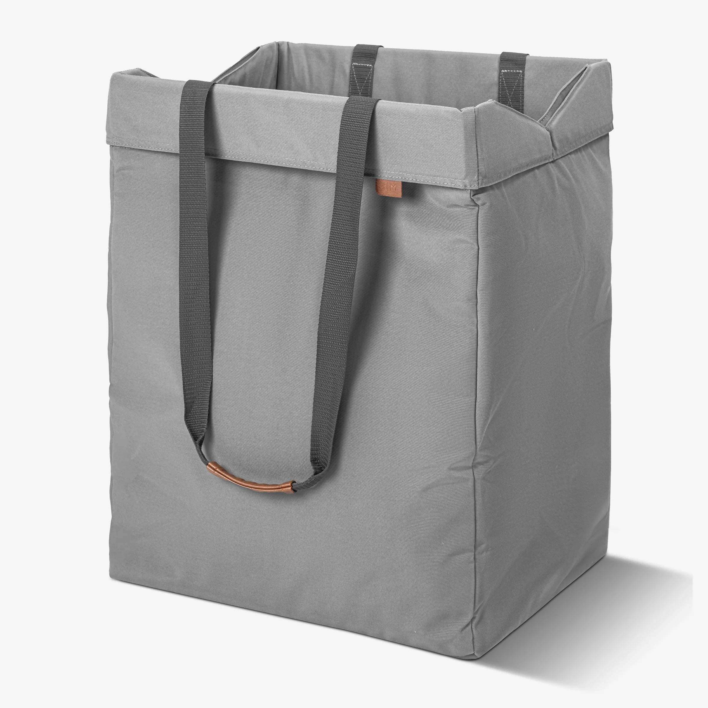 CleverMade Flex Frame Hamper LUXE 98L Rolling Laundry Hamper, Charcoal